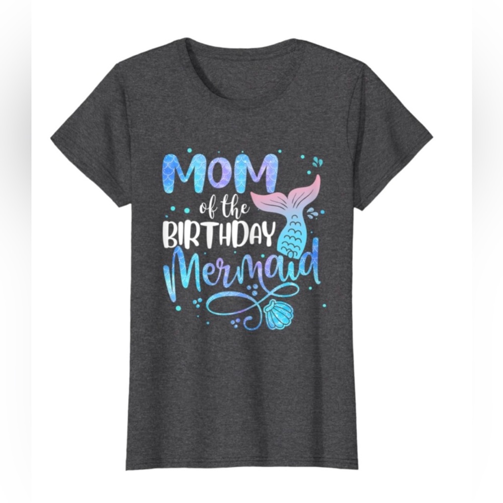 Mom of the birthday mermaid shirt M